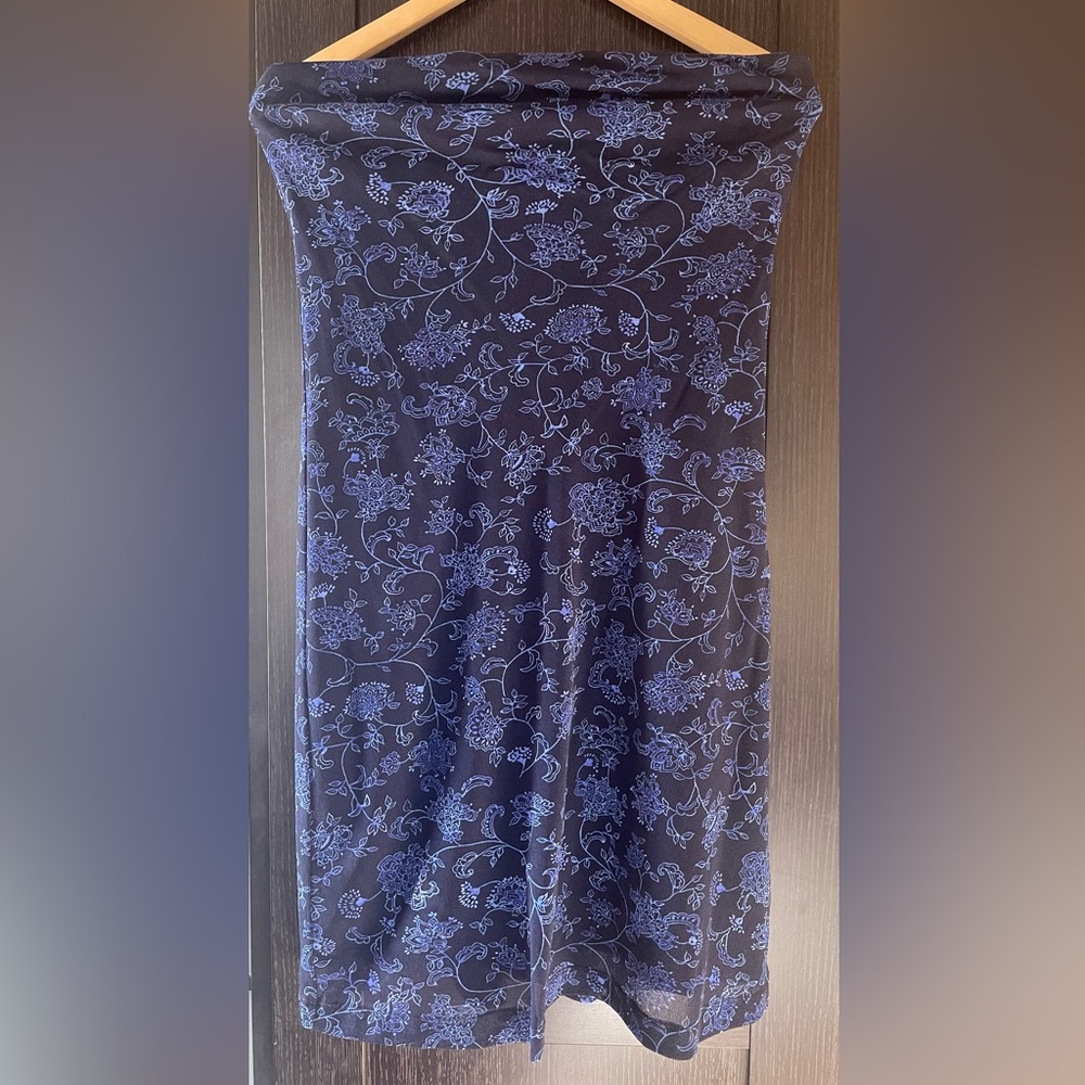 Express Navy and Blue Dress